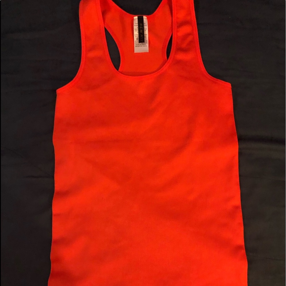 Orange tank top